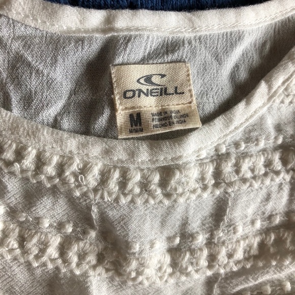 NWT Flowy White O’Neill Adjustable Strap Tank Sz M - Picture 5 of 6